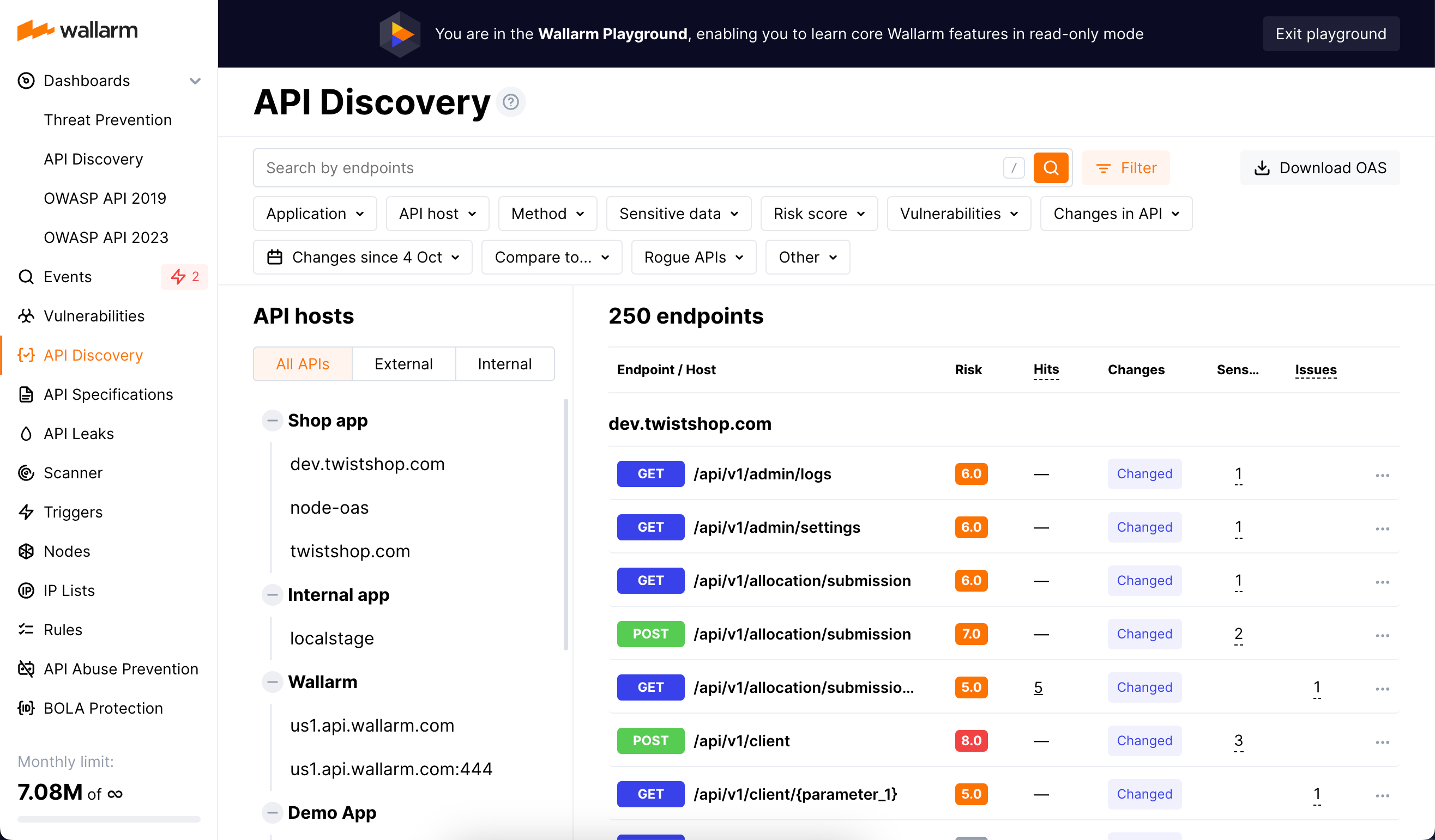API Discovery – Sample Data