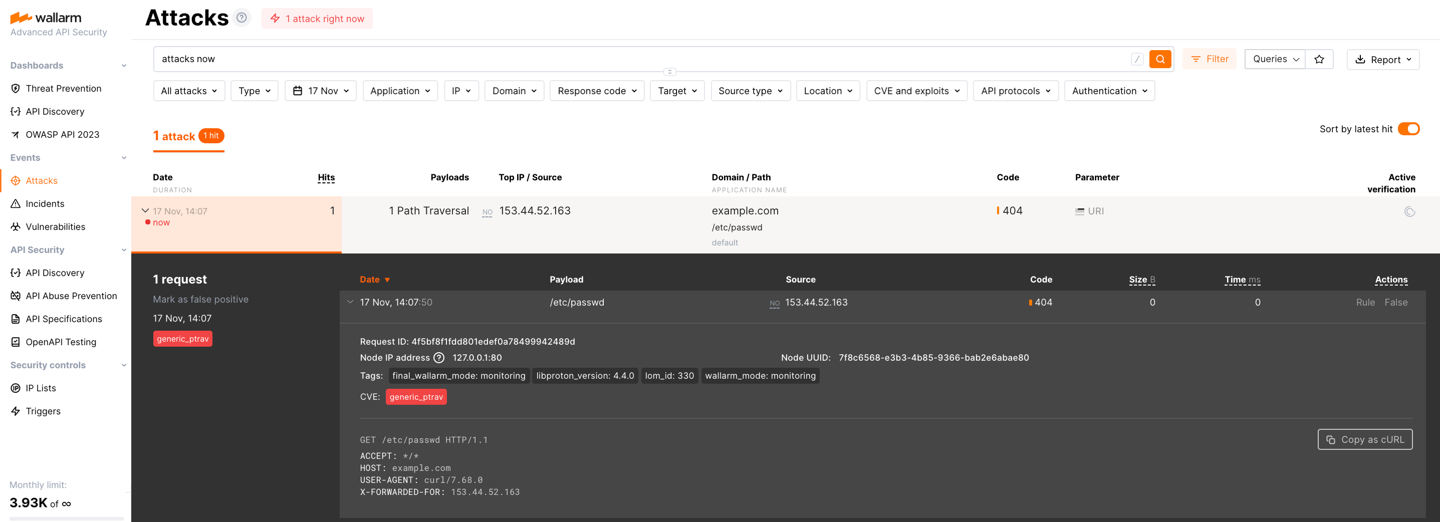 Attacks in the interface