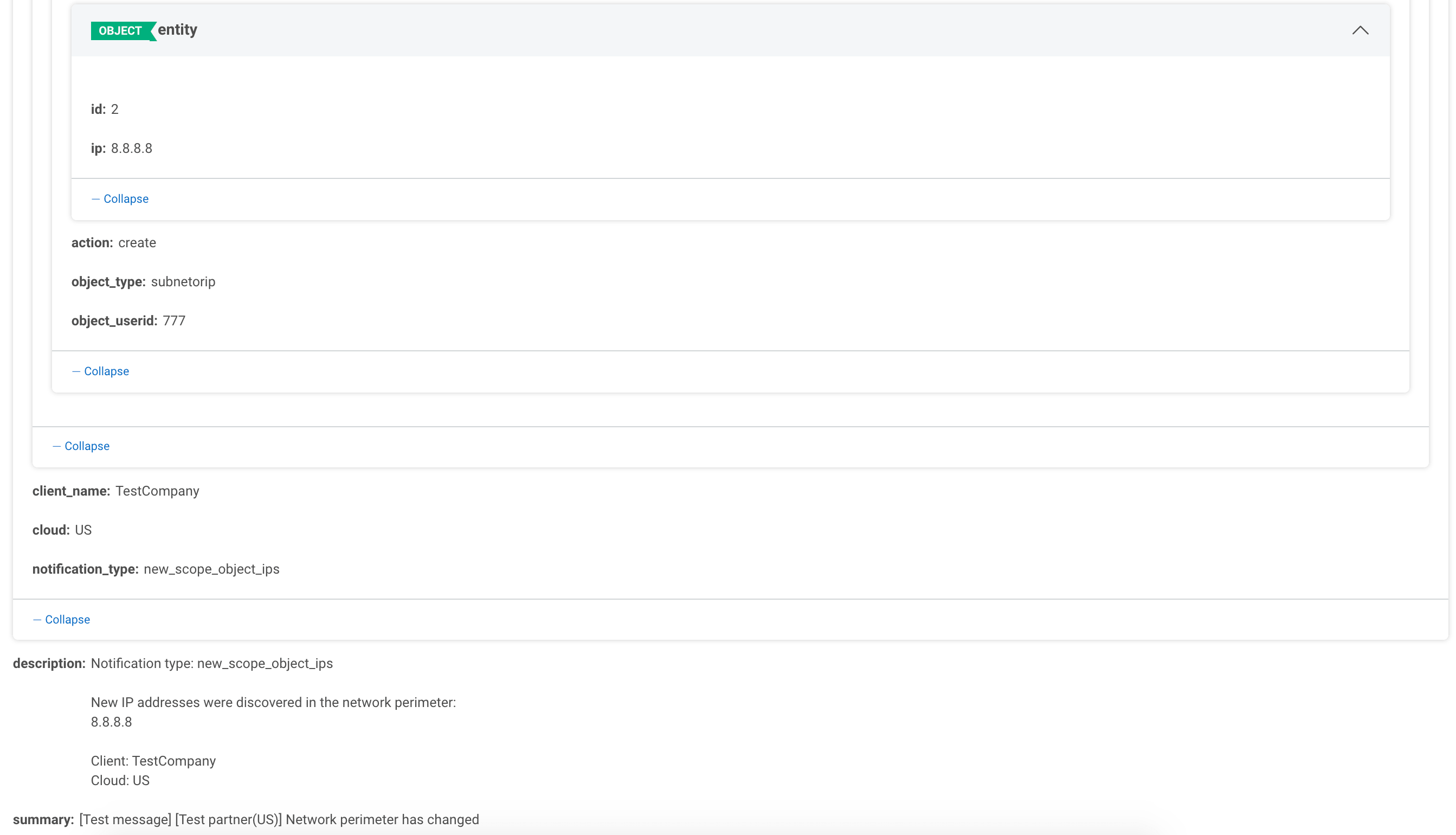 Test InsightConnect notification